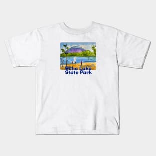 Echo Lake State Park, New Hampshire Kids T-Shirt